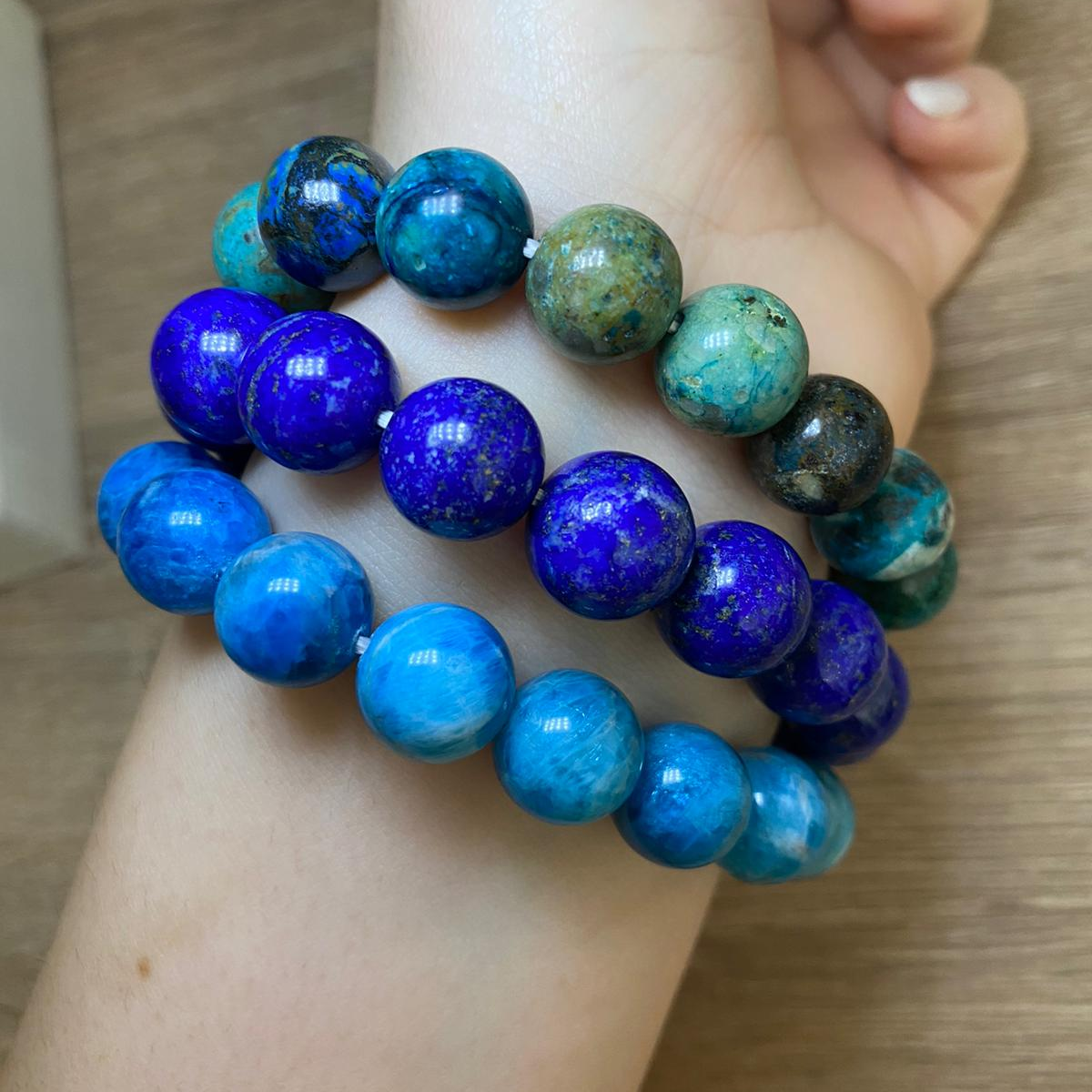 Bijoux pierres bleues