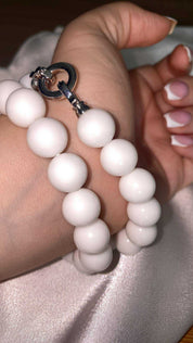 Agate blanche / 18 - 19 cm