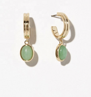 Boucles d'oreilles en Jade