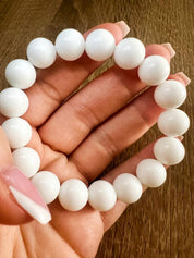 Agate blanche / 18 - 19 cm