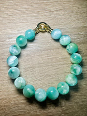 Pierre de Lune Verte AA (Garnierite) / 18 - 19 cm