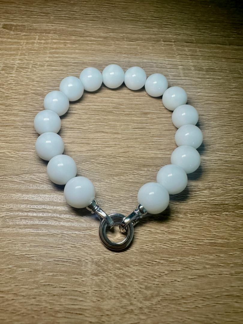 Agate blanche / 18 - 19 cm